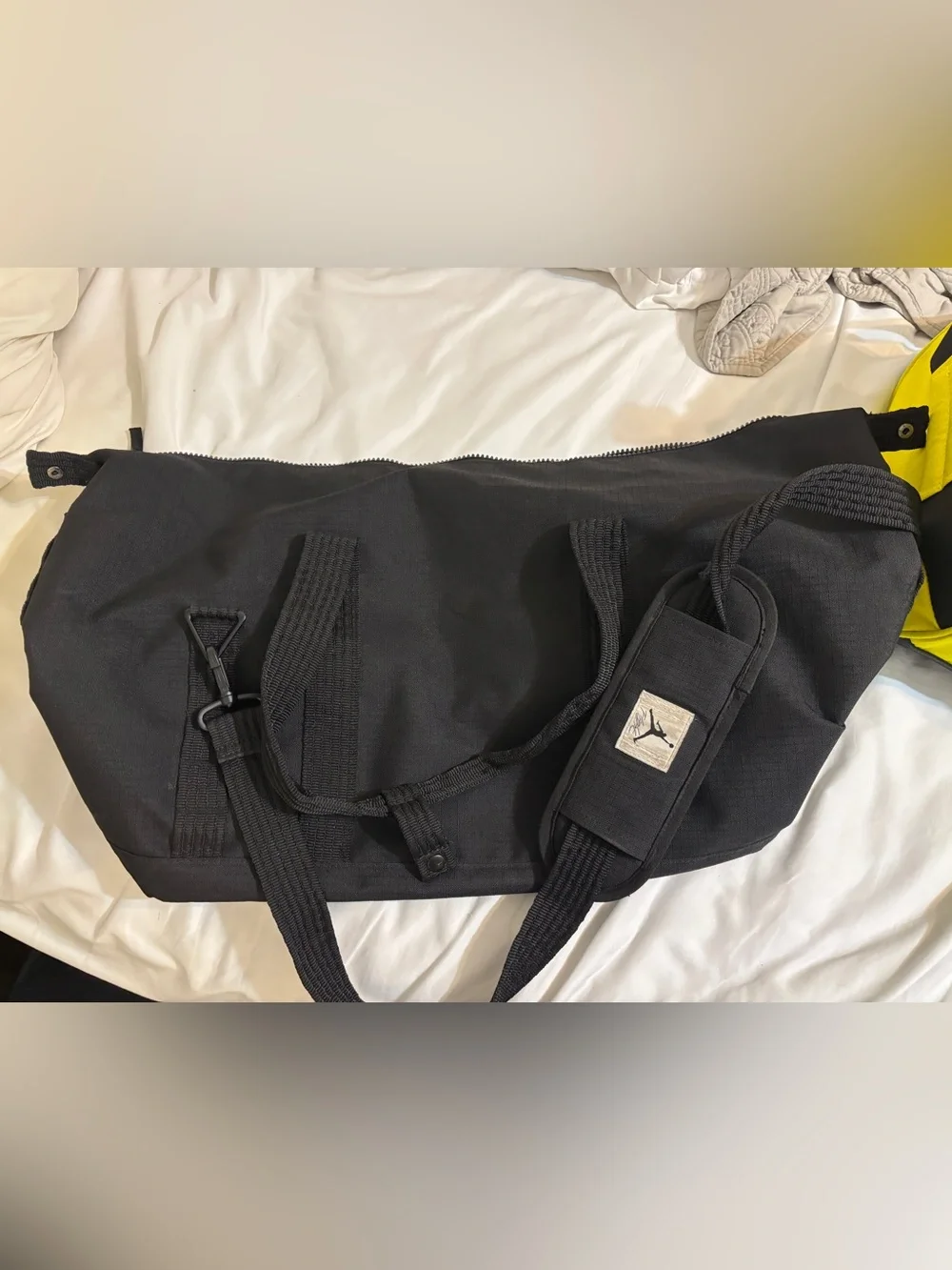 Black Jordan Flight Duffle Bag